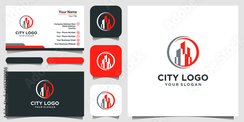 building construction logo design Inspiration. logo design, icon and business card
