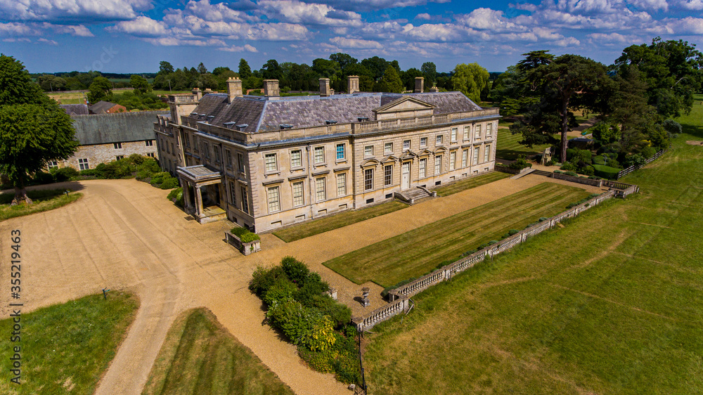 Aerial views of Lamport hall