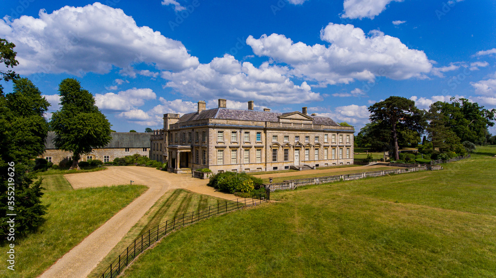Aerial views of Lamport hall