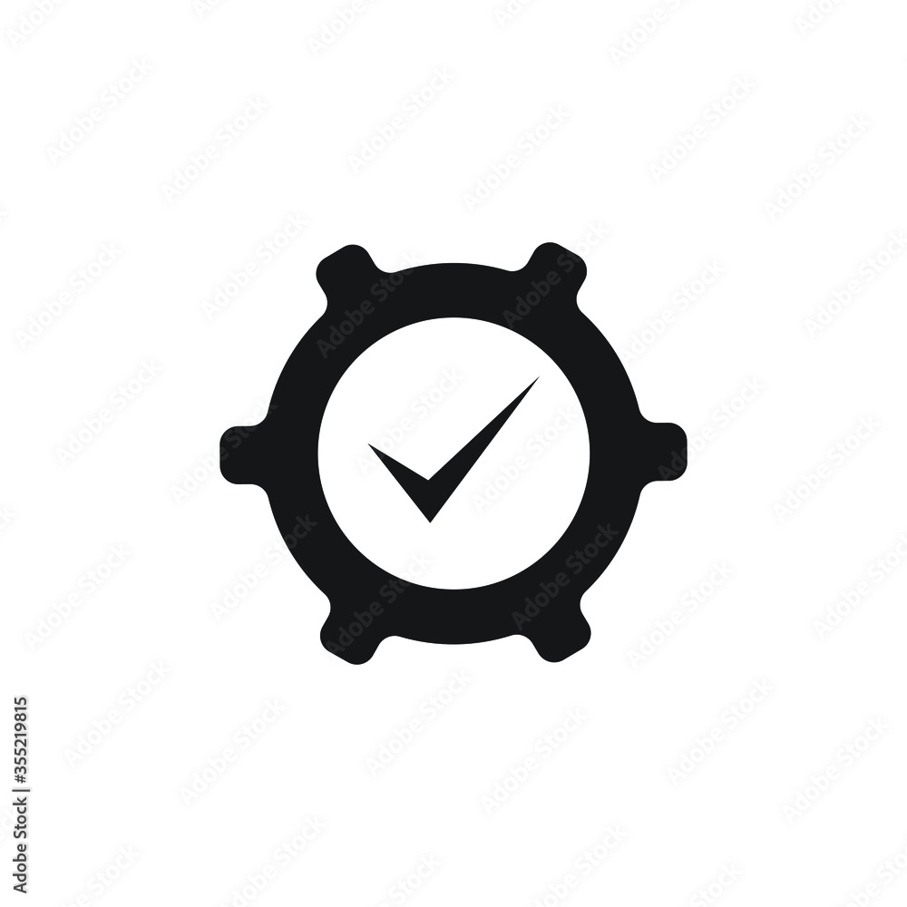 Execution icon design isolated on white background Execution icon design isolated on white background