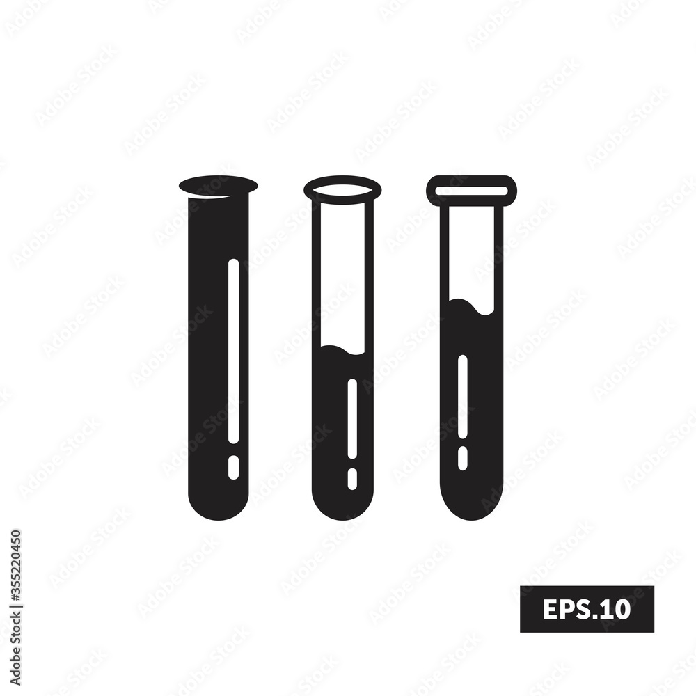 LABORATORY Icon, TUBE Laboratory Sign/Symbol Vector LABORATORY Icon, TUBE Laboratory Sign/Symbol Vector