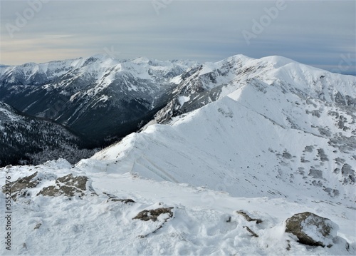 Tatras mountains in winter