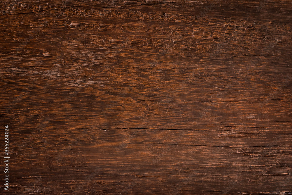 Top view angle of Brown wooden surface texture background.