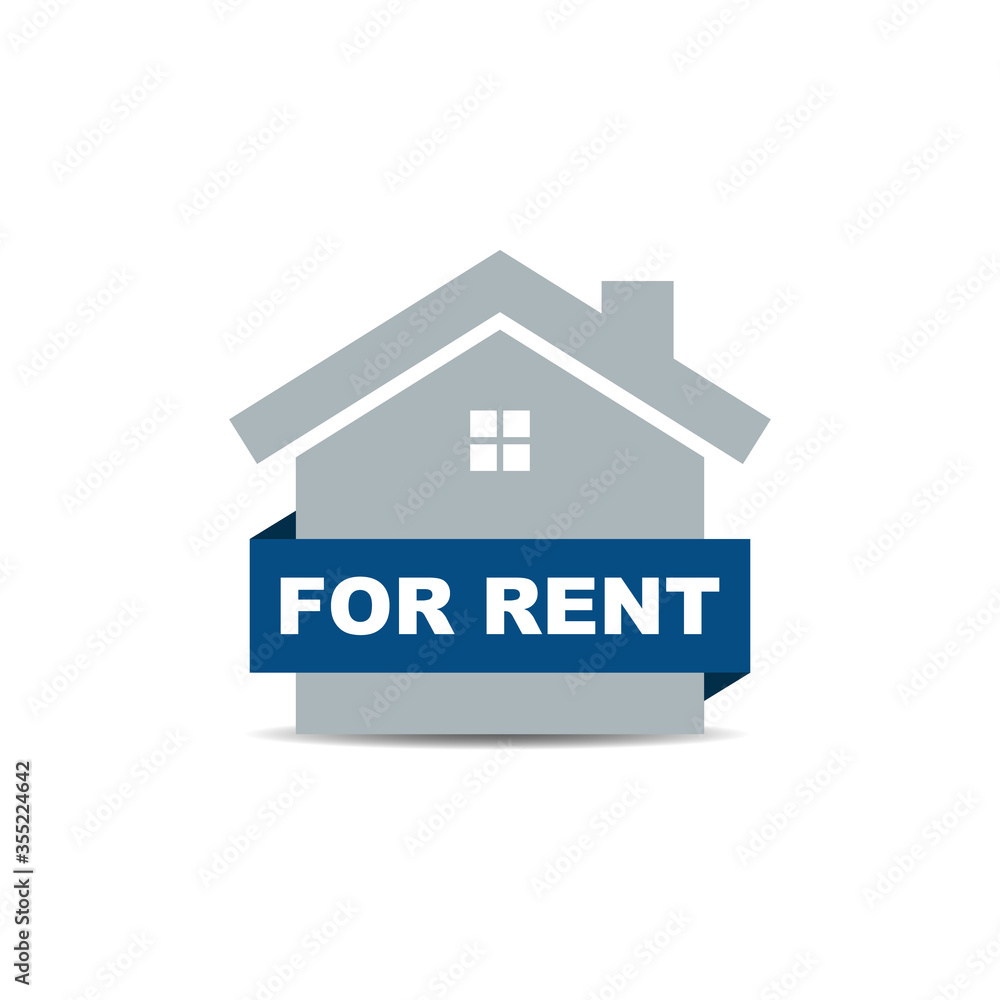 House For Rent Icon Vector Logo Template House For Rent Icon Vector Logo Template