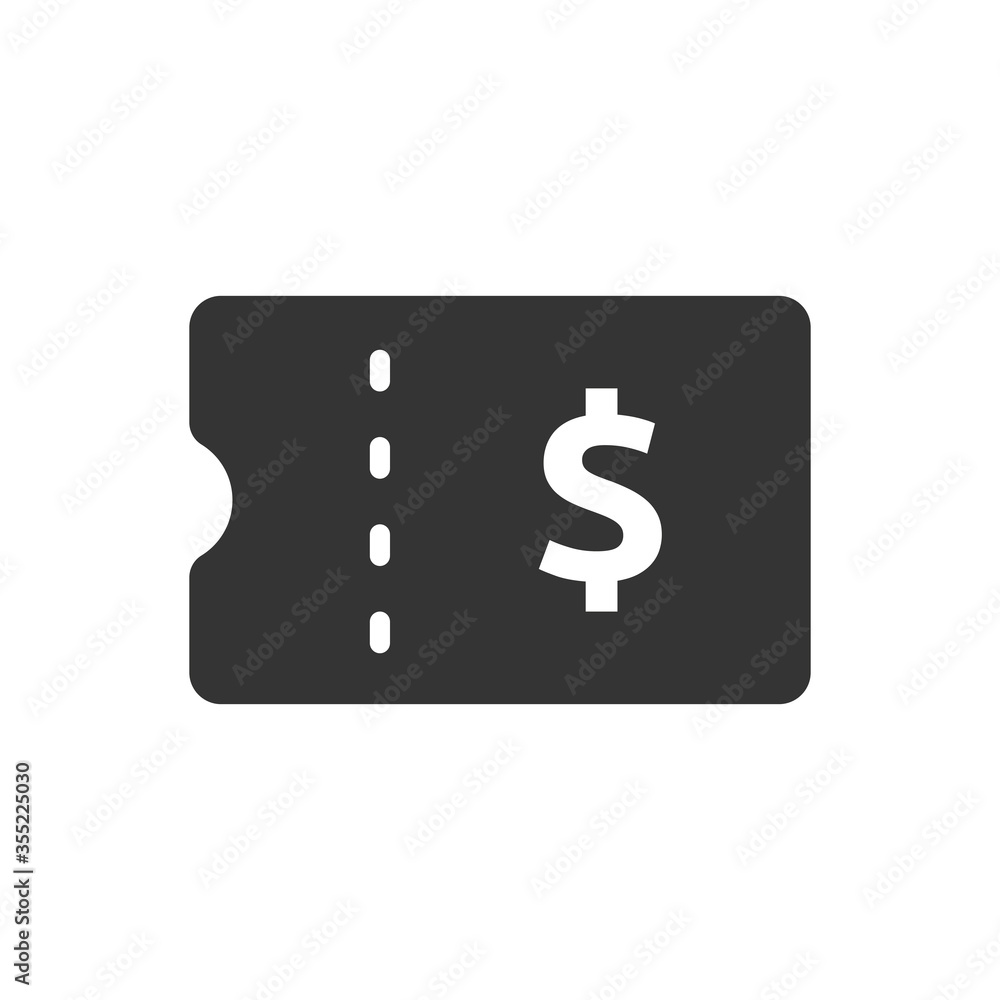 Simple illustration of a invoice icon Simple illustration of a invoice icon