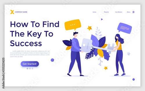 Flat Landing Page Template
