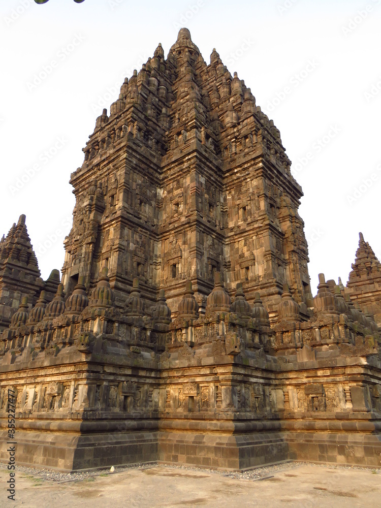 Architecture Temple Prambanan Java Indonésie