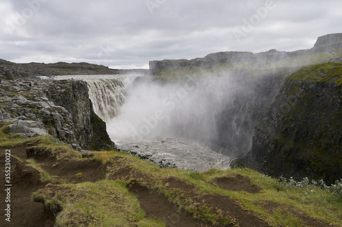View of Iceland s largest waterfall
