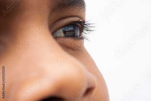 Canvas Print Close-up of human eye