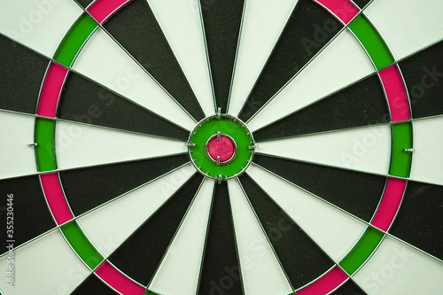darts on white background