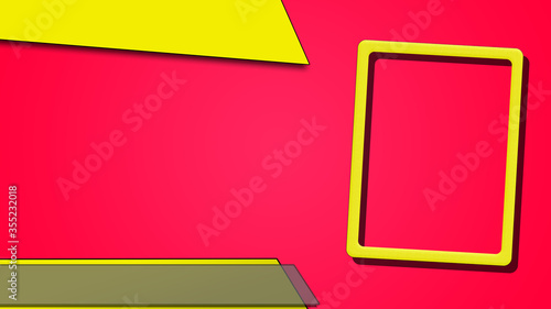 attractive intro template or thumbnail or business card mockup