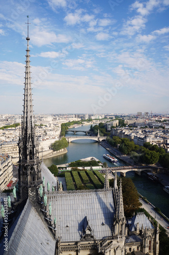 Paris, France - August 24, 2013: The view of Paris