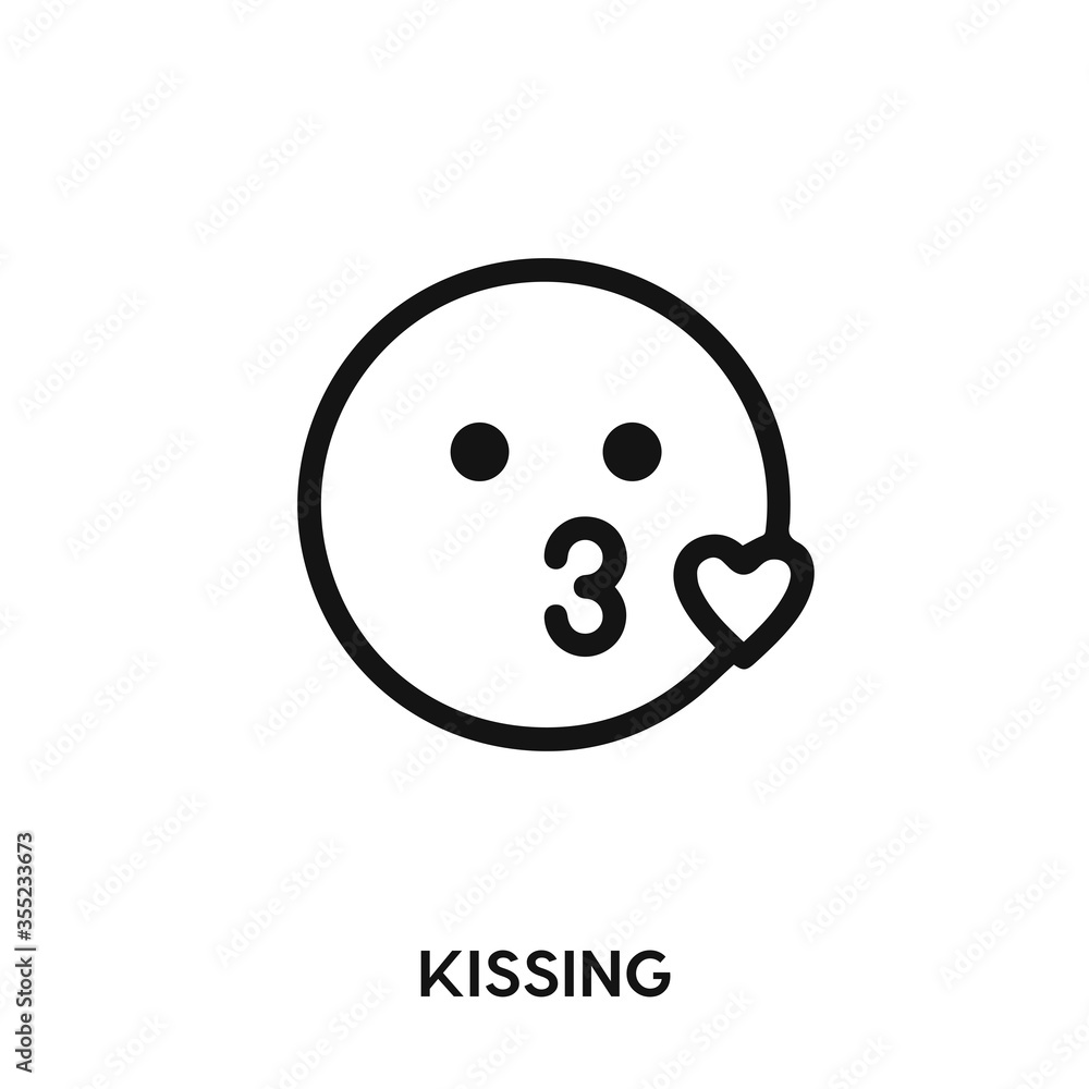 kissing icon vector. kissing sign symbol kissing icon vector. kissing sign symbol