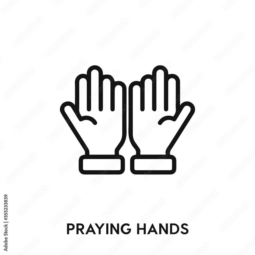 praying hands icon vector. praying hands and prayer icon vector symbol illustration. Modern simple vector icon for your design. praying hands and prayer icon vector praying hands icon vector. praying hands and prayer icon vector symbol illustration. Modern simple vector icon for your design. praying hands and prayer icon vector