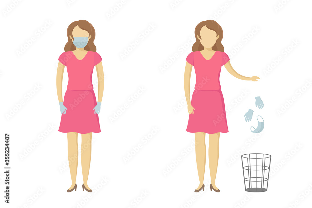 Pandemic ending. Quarantine cancellation. Vector illustration. Pandemic ending. Quarantine cancellation. Vector illustration.