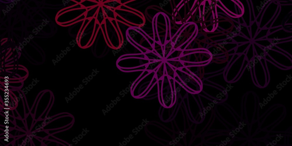 Dark Purple vector texture with memphis shapes. Dark Purple vector texture with memphis shapes.