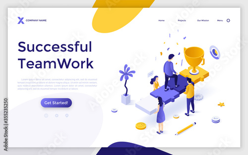 Isometric vector illustration