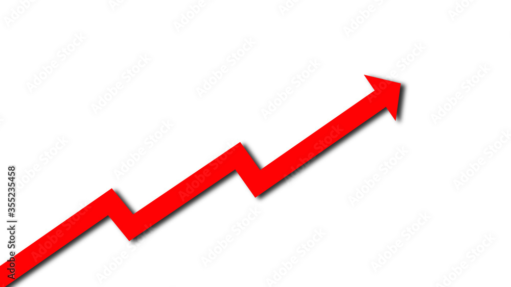 growing graph arrows background for presentation growing graph arrows background for presentation
