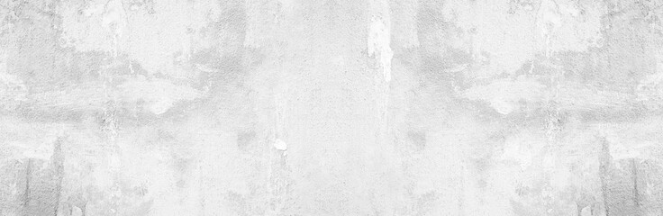 Panoramic grey paint limestone texture background in white light seam home wall paper. Back flat wide concrete stone table floor concept surreal granite quarry stucco surface grunge panorama landscape