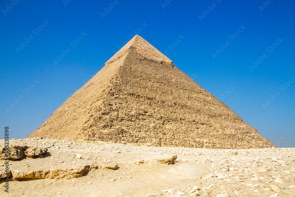 Great Pyramid of Giza, UNESCO World Heritage site, Cairo, Egypt.