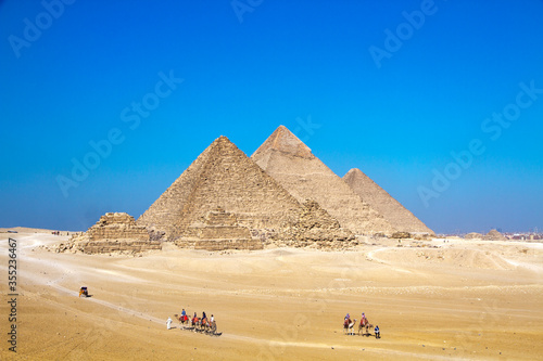 Great Pyramid of Giza, UNESCO World Heritage site, Cairo, Egypt.