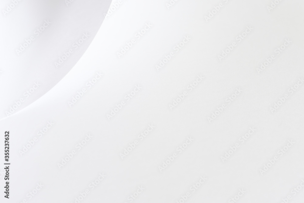 Abstract white background of curved wave shape line on white Abstract white background of curved wave shape line on white