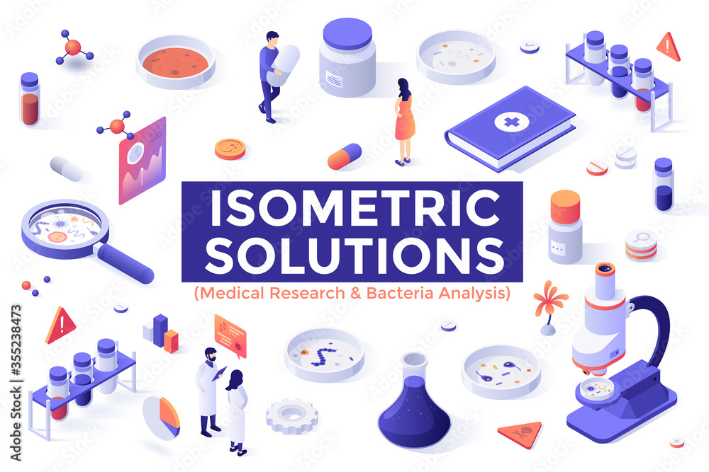 Obraz premium Isometric vector illustration