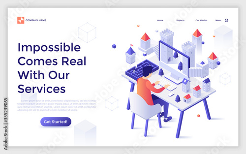 Isometric vector illustration
