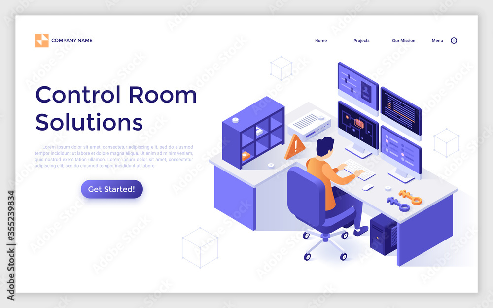 Isometric vector illustration Isometric vector illustration
