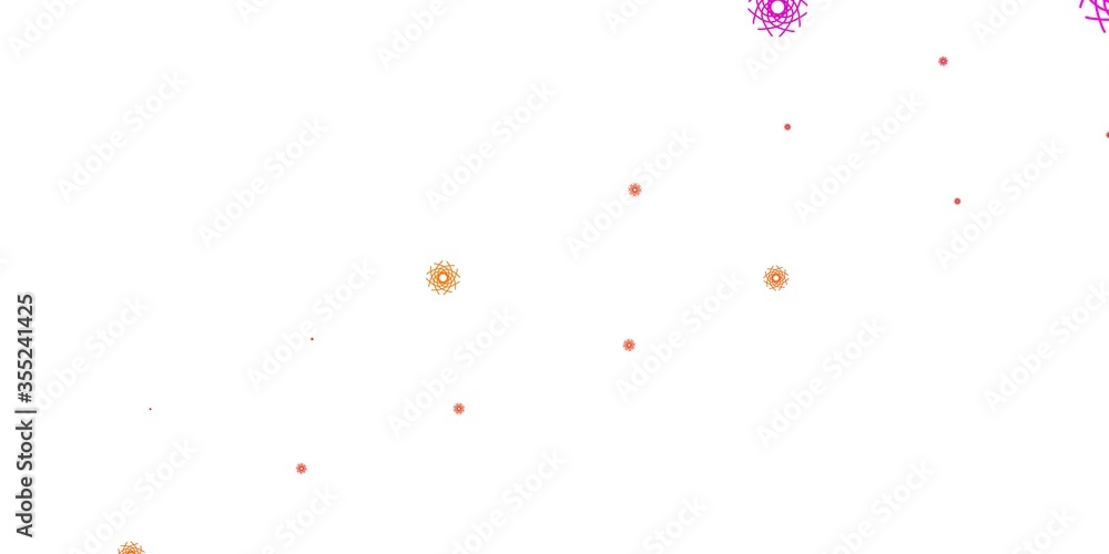 Light Red vector backdrop with chaotic shapes. Light Red vector backdrop with chaotic shapes.
