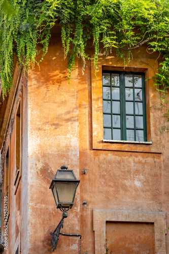 old house in the old town of rome italy