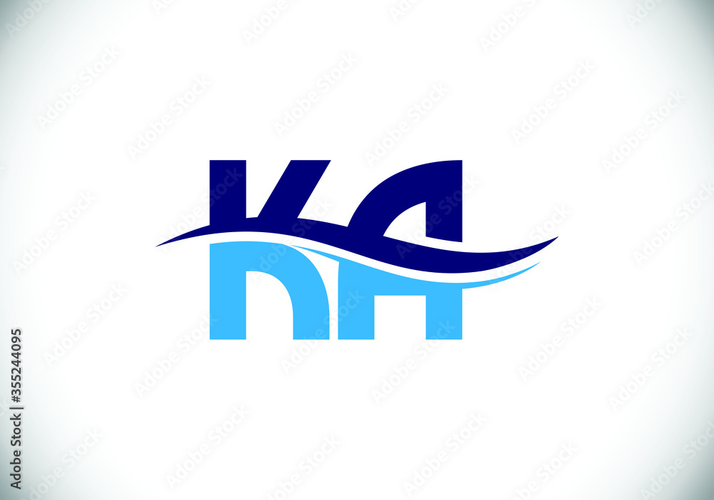 Initial Monogram Letter K A Logo Design Vector Template. K A Letter Logo Design Initial Monogram Letter K A Logo Design Vector Template. K A Letter Logo Design
