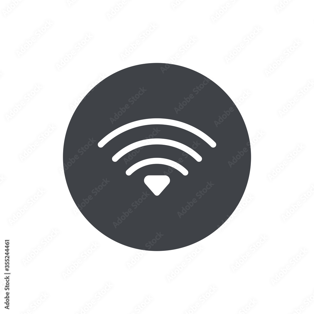 Wifi hotspot icon. Vector Illustration Wifi hotspot icon. Vector Illustration