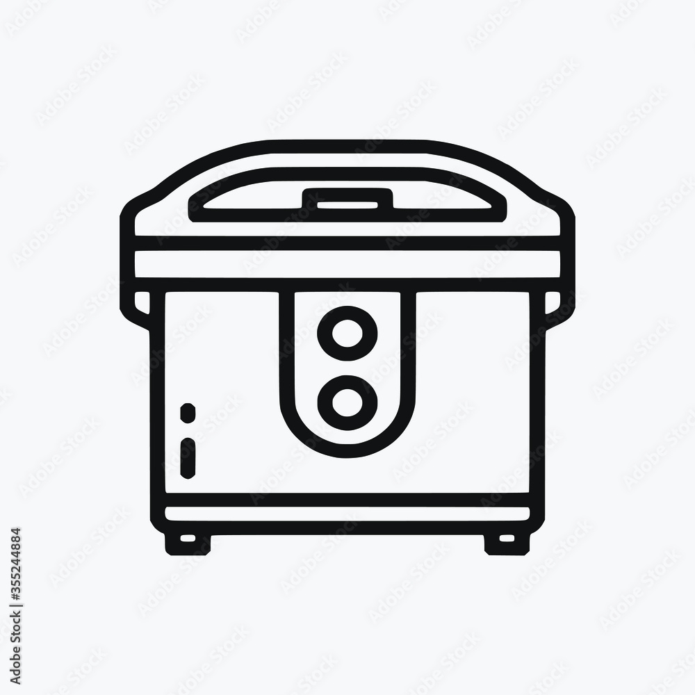 Home Appliances Single Vector Icon Symbol Home Appliances Single Vector Icon Symbol