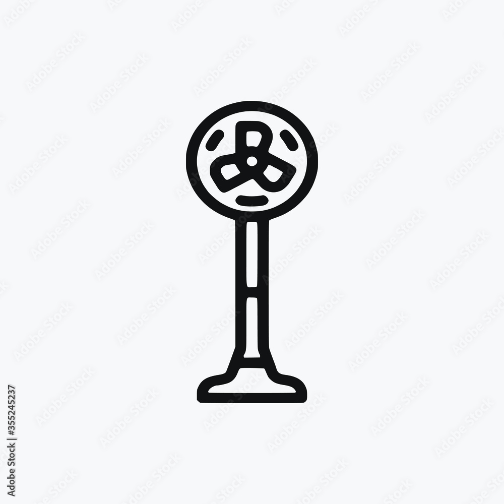 Obraz premium Home Appliances Single Vector Icon Symbol