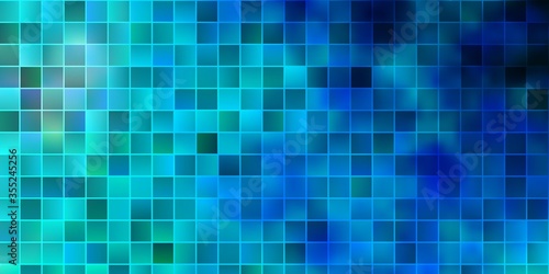 Light BLUE vector template with rectangles.