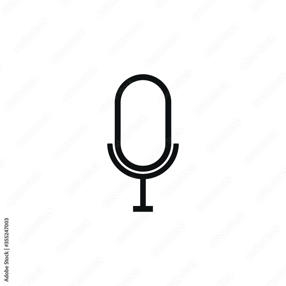 microphone icon vector microphone icon vector