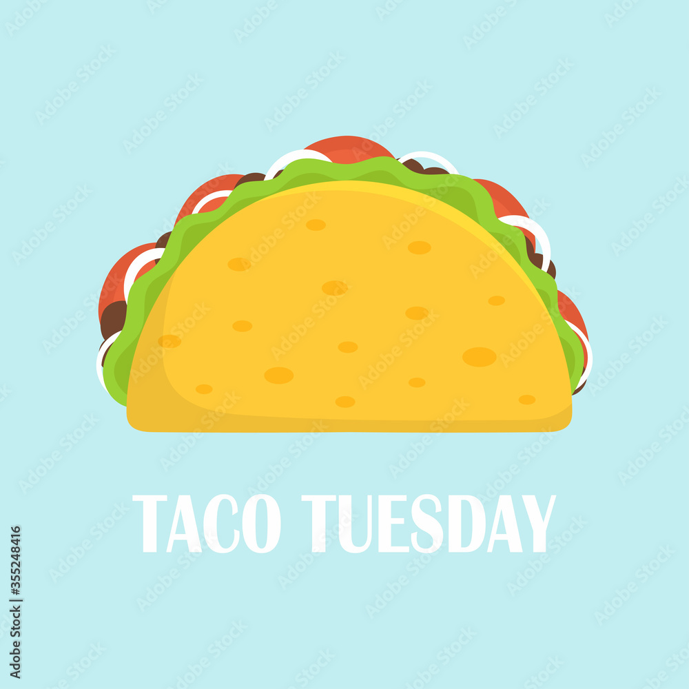 cute cartoon mexican tacos isolated, vector illustration cute cartoon mexican tacos isolated, vector illustration