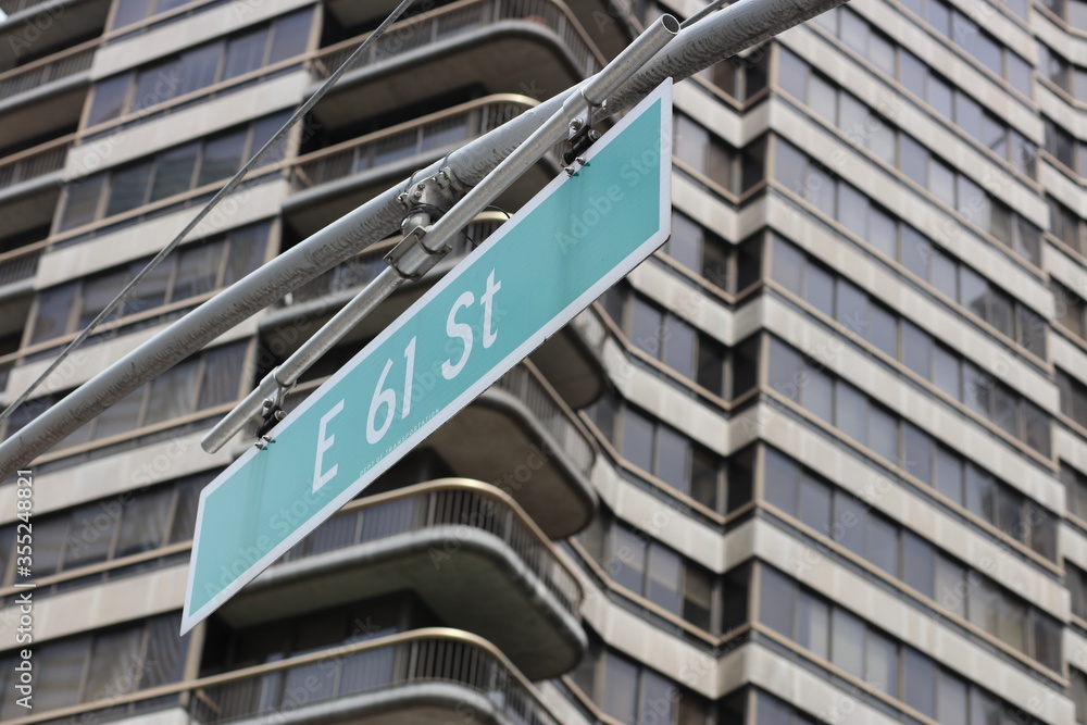 Fototapeta premium Buildings Homes Businesses in Midtown and Upper East Side