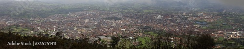 Oviedo city panorama