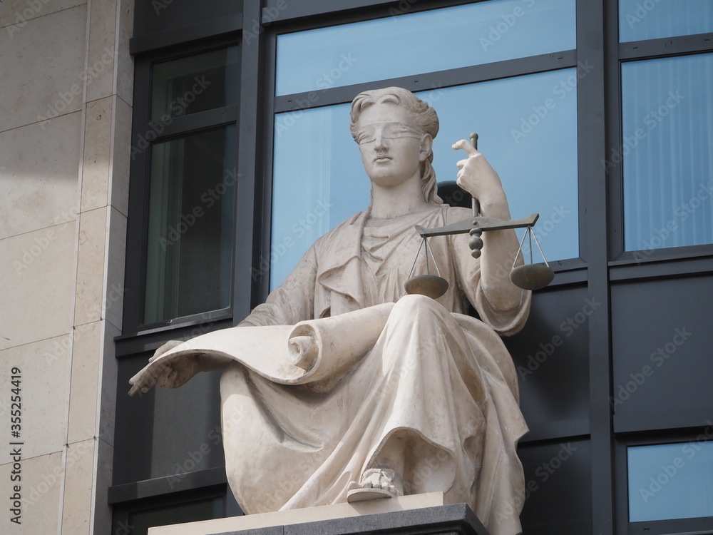The statue of justice Femida.