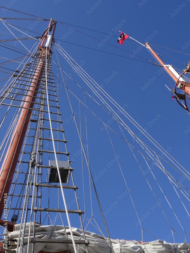 Fototapeta premium Segelschiffmasten