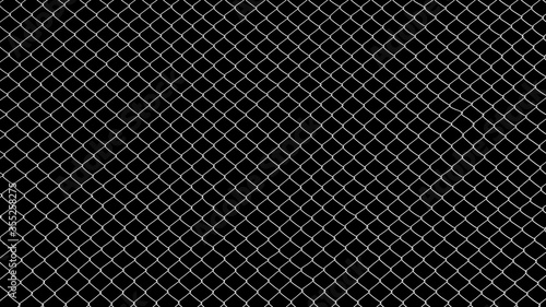 cage metal wire isolated on black background