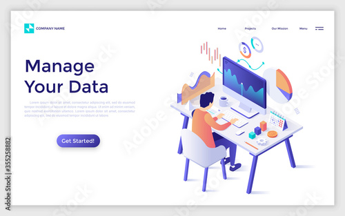 Isometric vector illustration