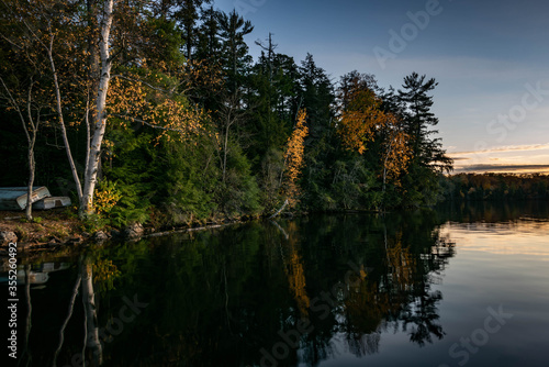Northwoods Lakeshore in Autumn