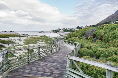 Strandkulisse am Boulders Beach in Kapstadt