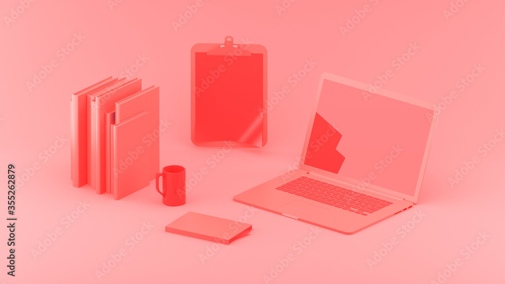 red laptop red laptop