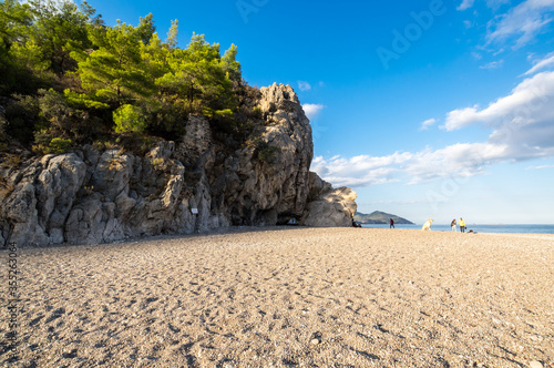 The coast of Mediterranean sea