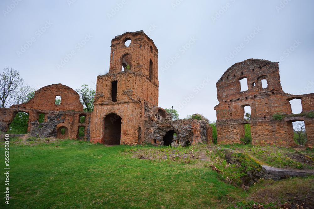 The castle ruins in Korets