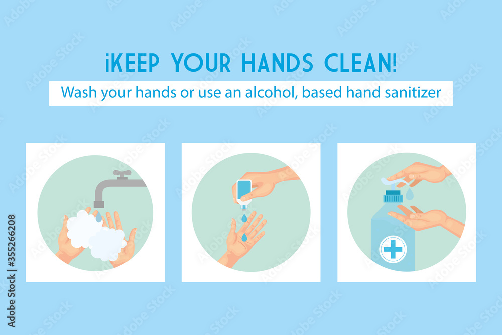 Hands washing technique using sanitizer vector design Hands washing technique using sanitizer vector design